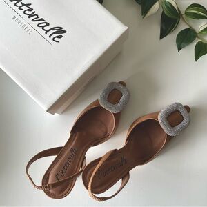 L'intervalle Mayta Leather slingback size 9